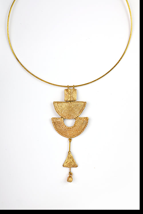 Miharu Oorja Dhokra Necklace