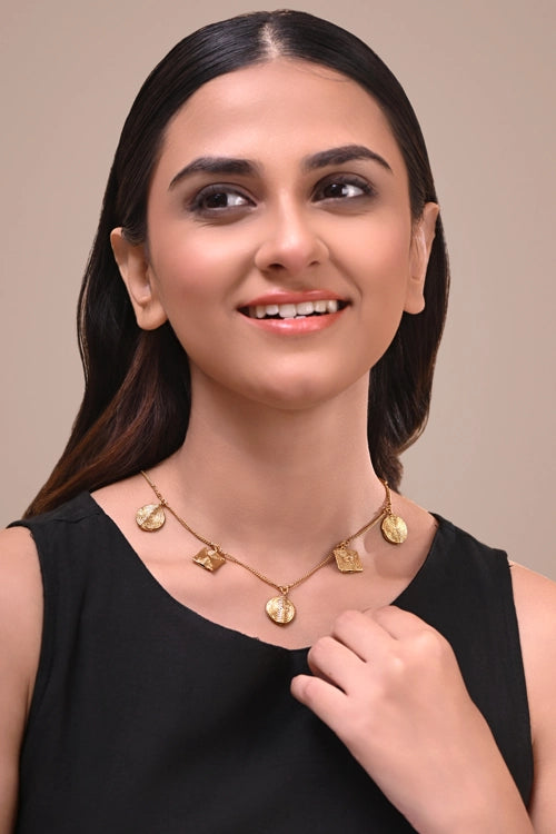 Miharu Vedika Dhokra Necklace