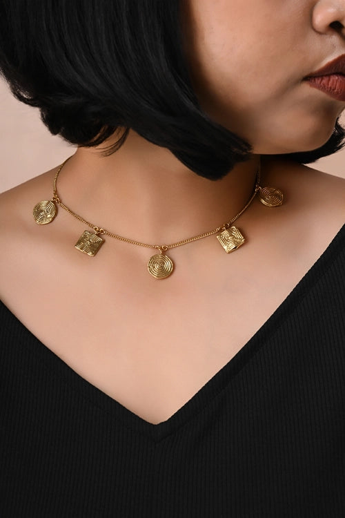 Miharu Vedika Dhokra Necklace