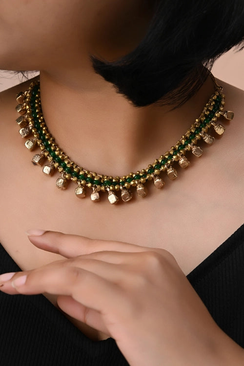Miharu Meher Dhokra Necklace
