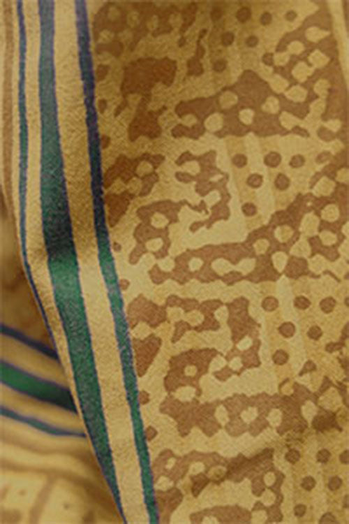 Natural Dye Block Print Cotton Fabric x 0.50 Meter