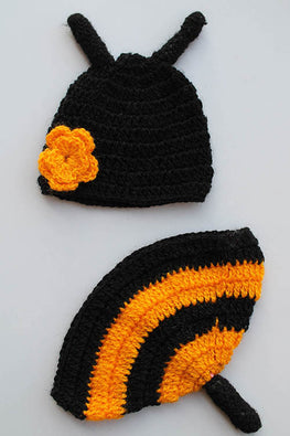 Ajoobaa "Flower Applique" Handmade Crochet Photoprop