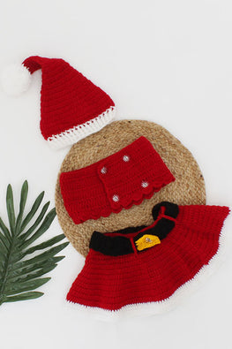 Ajoobaa "Christmas Theme" Handmade Crochet Photoprop