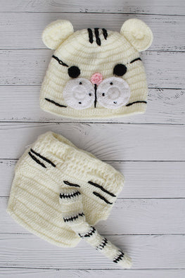 Ajoobaa "Kitty Face" Handmade Crochet Photoprop