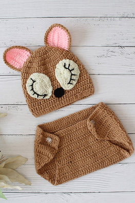 Ajoobaa " Fox Face" Crochet Infants Photoprop