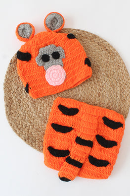 Ajoobaa " Tiger With Tail" Crochet Infants Photoprop