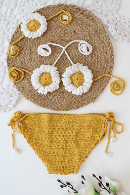 Ajoobaa"Bikini "  Crochet Photoprop Set For Infants