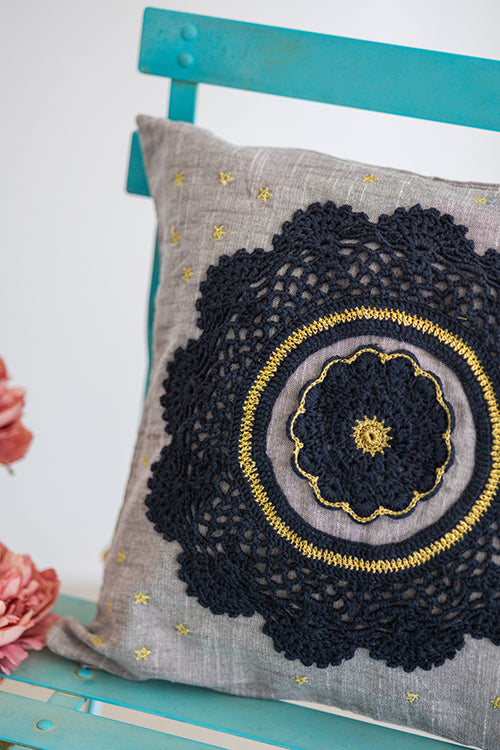 Samoolam Prakriti Cushion Cover ~ Night Sky