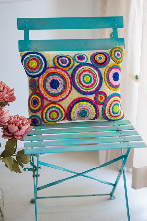 Samoolam Prakriti Cushion Cover ~ Universal Mandalas