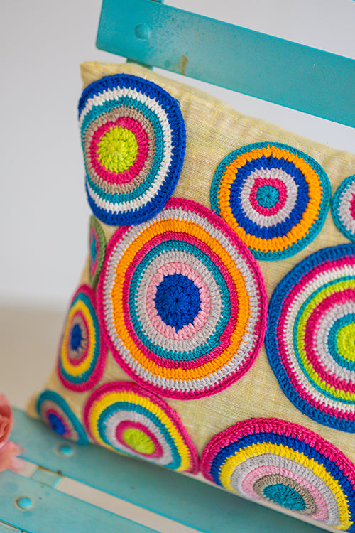 Samoolam Prakriti Cushion Cover ~ Universal Mandalas