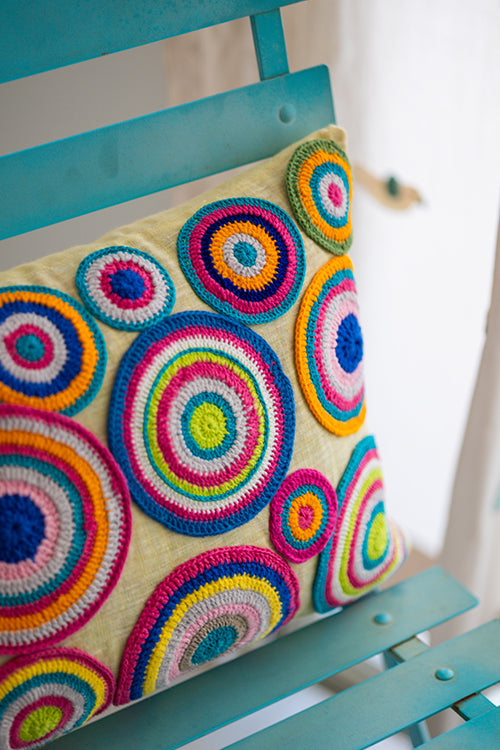 Samoolam Prakriti Cushion Cover ~ Universal Mandalas