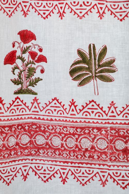 Sooti Syahi Made On Earth Hand Block Printed Door Curtain