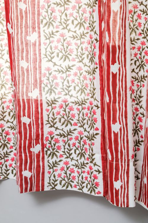 Sooti Syahi Haven Glazing Hand Block Printed Window Curtain