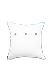 White Hand Woven Cotton Cushion Cover