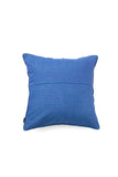 Blue Hand Woven Cotton Cushion Cover