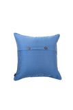 Blue And Gray Ombre Hand Woven Cushion Cover