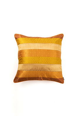 Yellow Hand Woven Cushion Cover