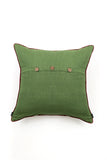 Hand Woven Olive Green Cushion Cover