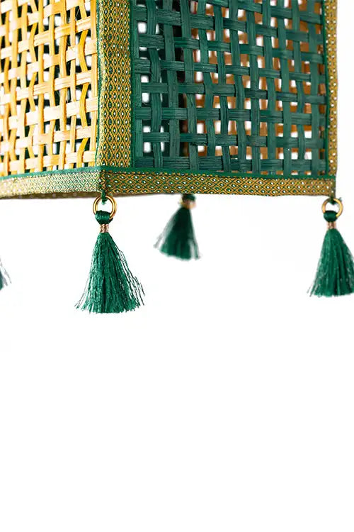 Greenkraft Rangeela Handcrafted Bamboo Lantern Small
