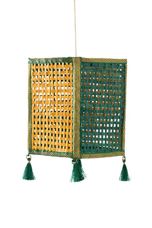 Greenkraft Rangeela Handcrafted Bamboo Lantern Small