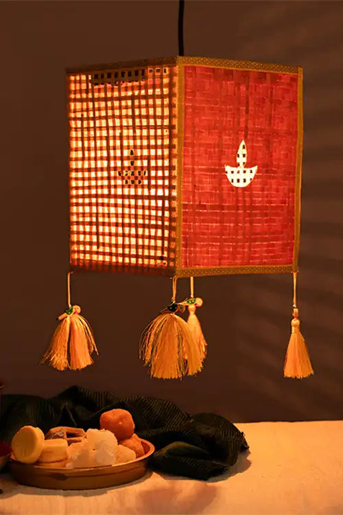 Greenkraft Diya Handcrafted Bamboo Lantern