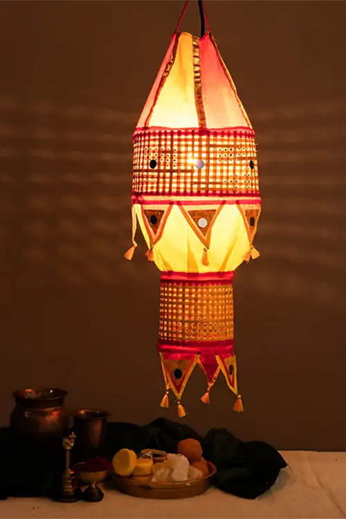 Greenkraft Ghoomar Handcrafted Bamboo Lantern