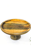 Ace The Space Handcrafted Mango Wood Cake Stand