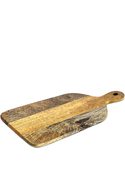 Ace The Space Handcrafted Mango Wood Oval Chacutrie Board
