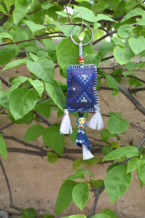 Indigo Keychain