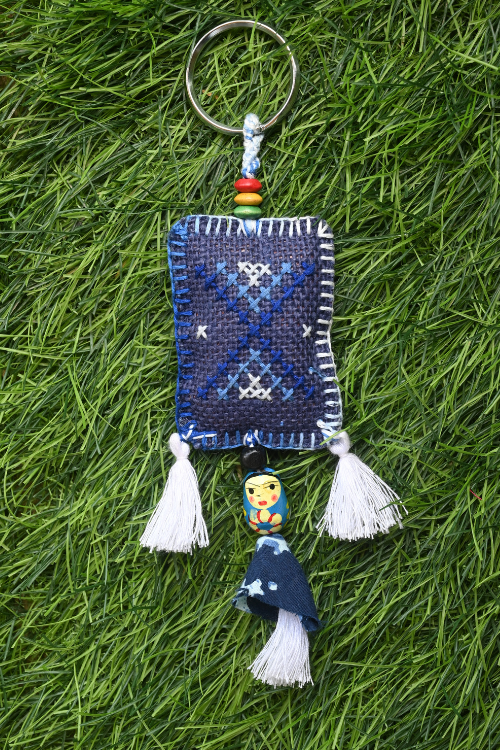 Indigo Keychain