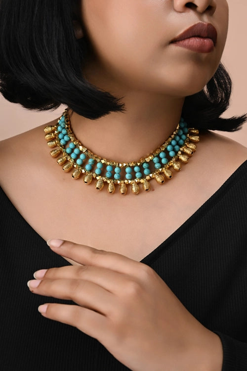 Miharu Ujwala Dhokra Necklace