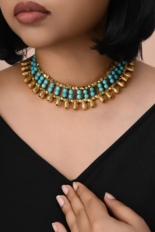 Miharu Ujwala Dhokra Necklace