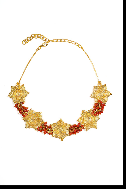 Miharu Saanjh Howlite Beaded Necklace