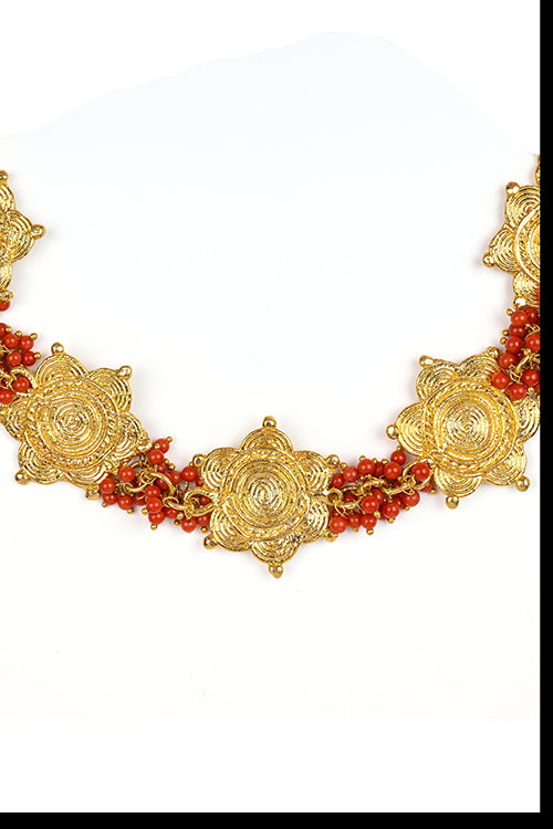 Miharu Saanjh Howlite Beaded Necklace