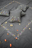 Okhai 'Flower Garden' Hand Embroidered Pure Cotton Bedcover