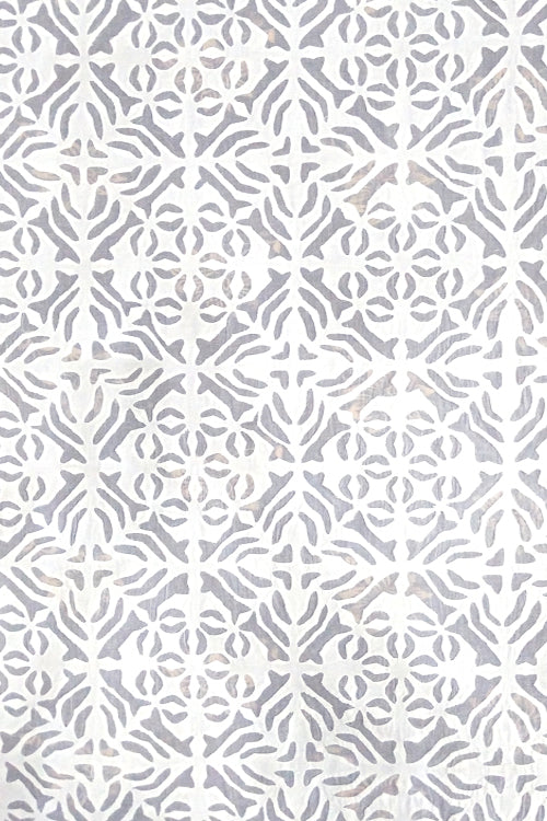 Okhai 'Tessellate' Pure Cotton Applique Work Bed Cover Set