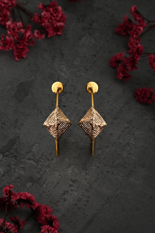 Miharu Dhokra Rhombus Dangler