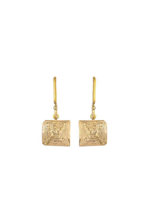 Miharu Dhokra Square Dangler