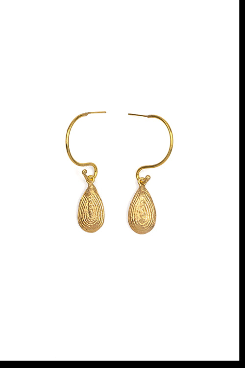 Miharu Noor Dokra Teardrop Earrings