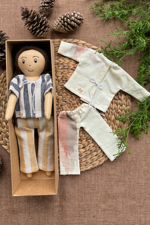 The Good Doll, Play Set,Aadhya, Cotton Fabric Toy