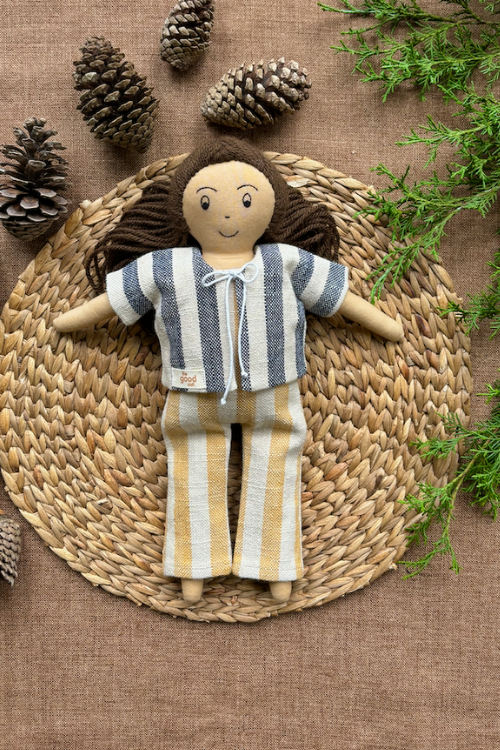The Good Doll, Play Set,Aadhya, Cotton Fabric Toy