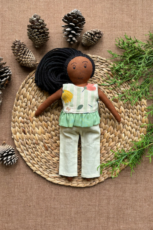 The Good Doll, Play Set,Anvi, Cotton Fabric Toy
