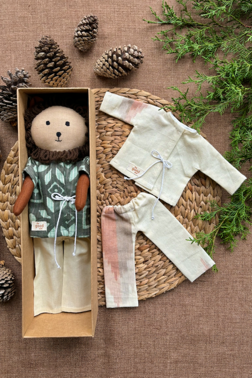 The Good Doll, Play Set,Aslan, Cotton Fabric Toy