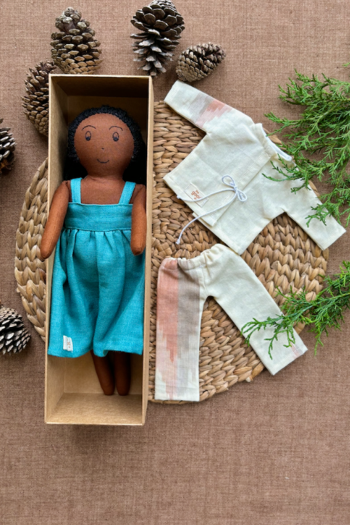 The Good Doll, Play Set,Bhumi, Cotton Fabric Toy