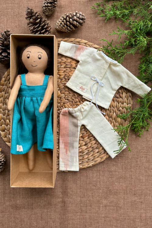 The Good Doll, Play Set,Bhumi, Cotton Fabric Toy