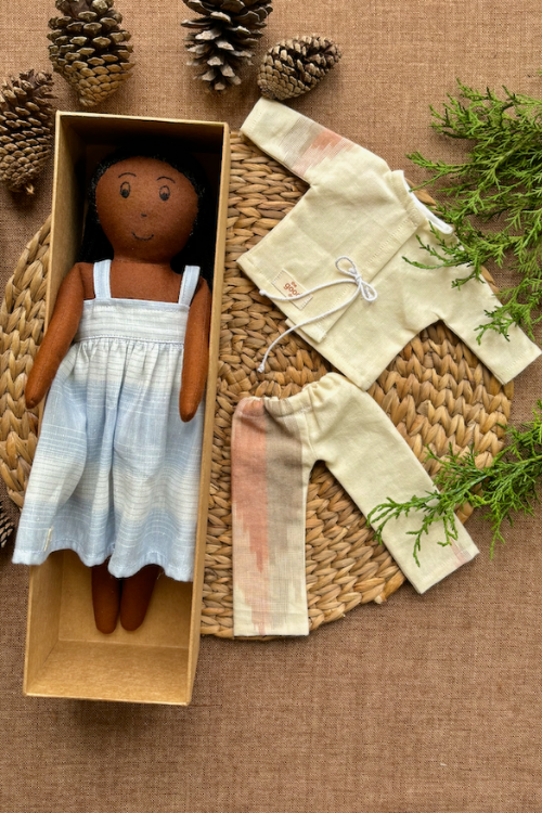 The Good Doll, Play Set,Bindiya, Cotton Fabric Toy