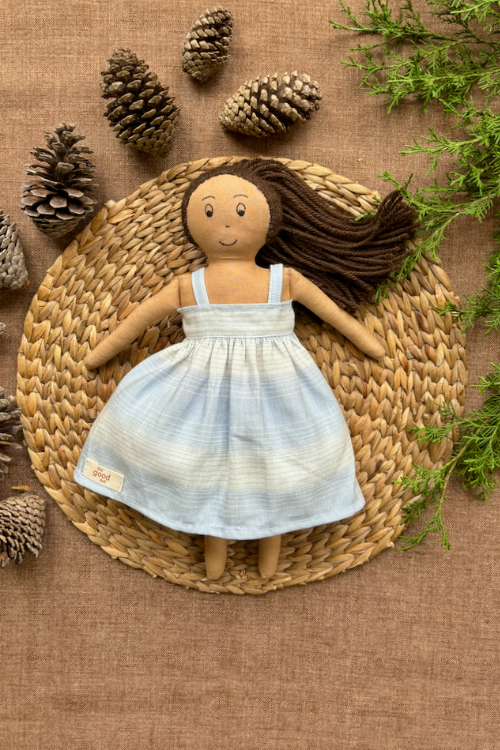 The Good Gift, Single Doll,Bindiya, Cotton Fabric Toy
