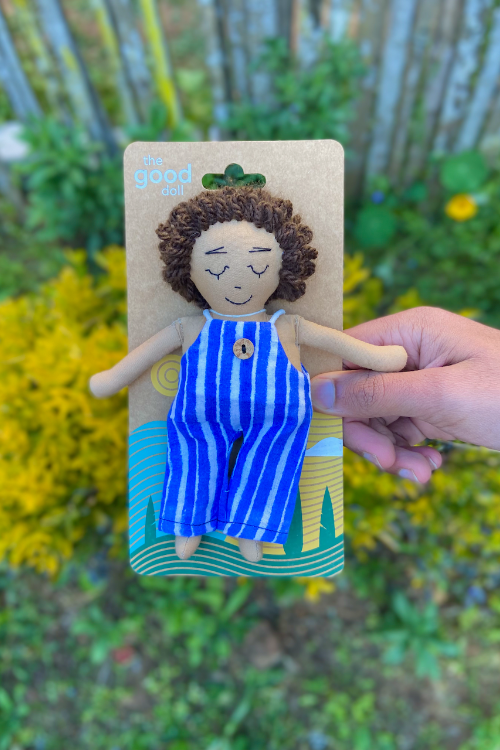 The Good Gift Single Doll "Jai Hand "Sewn Cotton Toy