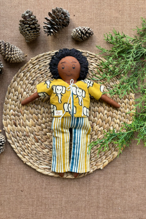 The Good Doll, Play Set,Jay, Cotton Fabric Toy