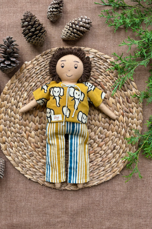 The Good Doll, Play Set,Jay, Cotton Fabric Toy